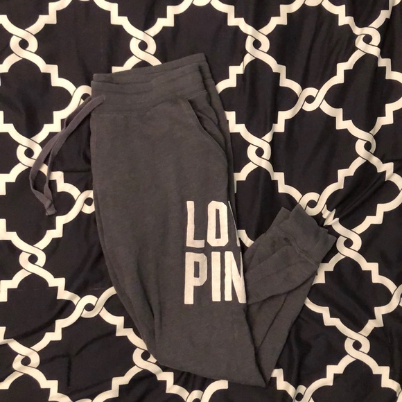 PINK Victoria's Secret Pants - PINK gray sweats